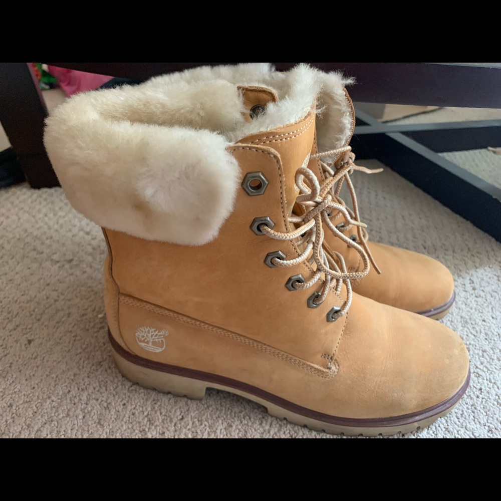 Timberland Boots with Fur